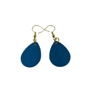 Colorado Blue Painted Earrings Size 3