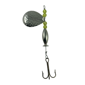 Colorado Hammered Nickel Size 5 Spinner Blade Steelhead Nickel Body Lure
