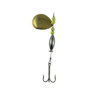 Colorado Plain Brass Size 5 Spinner Blade Steelhead Nickel Body Lure
